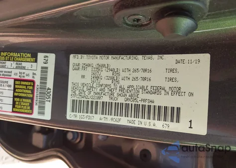 2020 Toyota Tacoma Trd Off-Road z USA, uszkodzony, nr VIN 5TFCZ5AN2LX221007